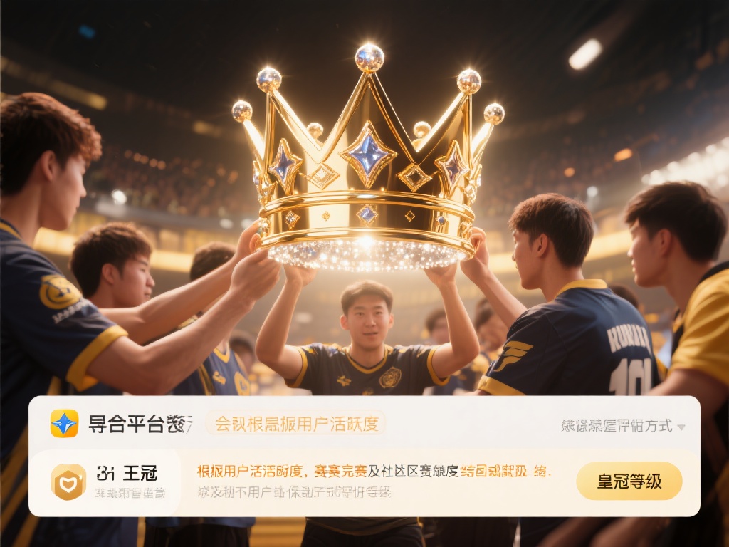 例如，平台会根据用户的活跃度、赛事成绩以及社区贡献