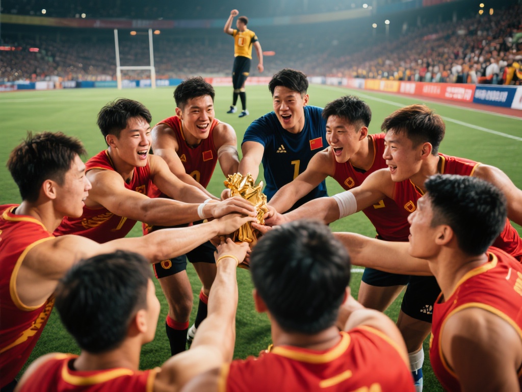 在体育赛场上，胜利从来不是一个人的独舞，而是团队合