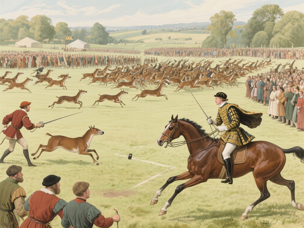 在英国的封建时代，体育运动最初是贵族阶层的特权。狩
