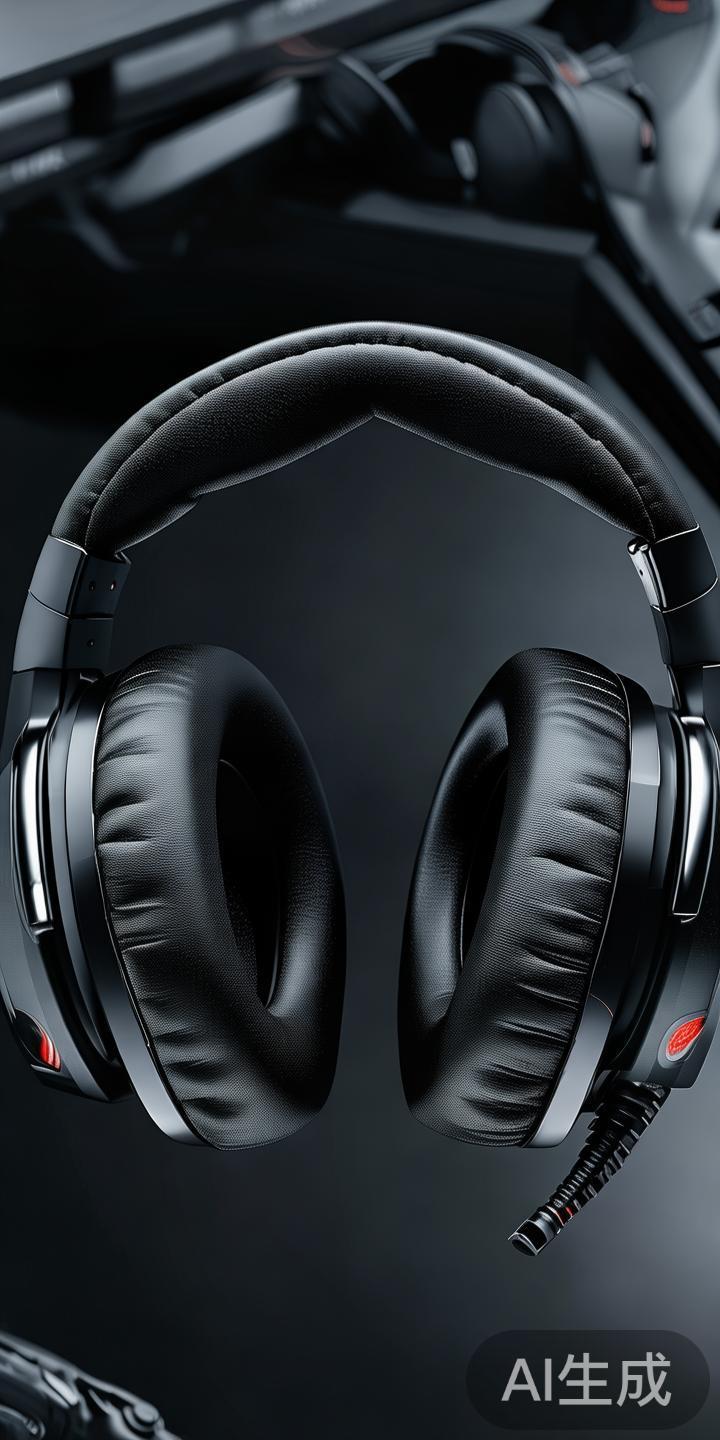 皇冠HG9300体育电竞耳机评测与专业使用体验推荐 长时间的电竞训练和比赛对耳机的佩戴体验提出了较高的